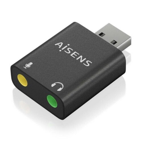 art_ais-adp20a106-0768_1-2 Tarjeta de Sonido Aisens A106-0768/ USB Macho - 2x Jack 3.5 Hembra