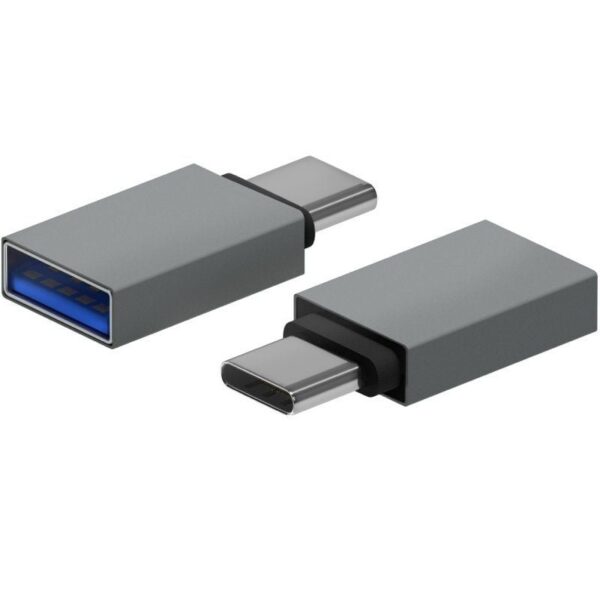 art_ais-adp20a108-0718_1-1 Adaptador USB 3.2 Aisens A108-0718/ USB Hembra - USB Tipo-C Macho/ Gris