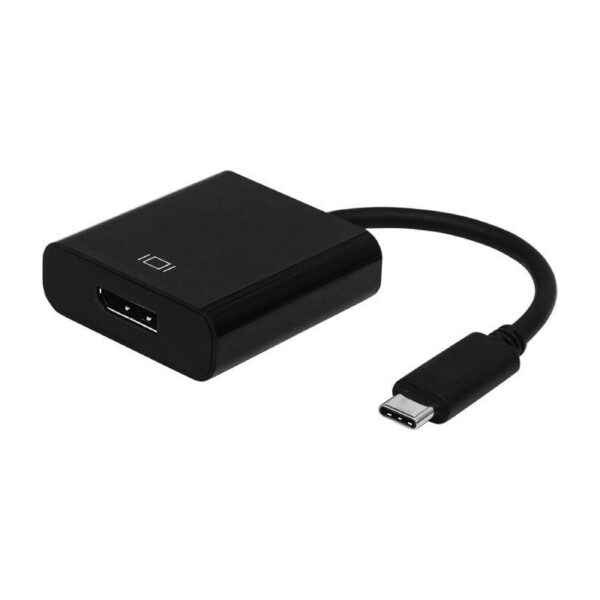 art_ais-adp20a109-0345_1-2 Conversor Aisens A109-0345/ USB Tipo-C Macho - DisplayPort Hembra/ 15cm/ Negro