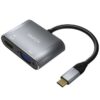 art_ais-adp20a109-0627_1-2 Conversor Aisens A109-0627/ HDMI Hembra - VGA Hembra - USB Tipo-C Macho/ 15cm/ Gris