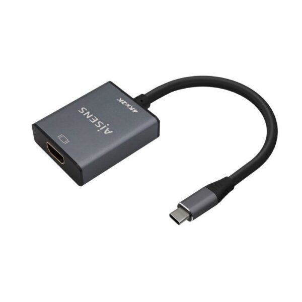 art_ais-adp20a109-0685_2 Conversor HDMI 4K 30Hz Aisens A109-0685/ HDMI Hembra - USB Tipo-C Macho/ 15cm/ Gris