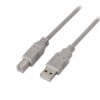 art_ais-cab20a101-0004_1-2 Cable USB 2.0 Impresora Aisens A101-0004/ USB Tipo-B Macho - USB Macho/ Hasta 2.5W/ 60Mbps/ 4.5m/ Beige