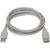 art_ais-cab20a101-0013_2 Cable Alargador USB 2.0 Aisens A101-0013/ USB Macho - USB Hembra/ Hasta 2.5W/ 60Mbps/ 1.8m/ Beige