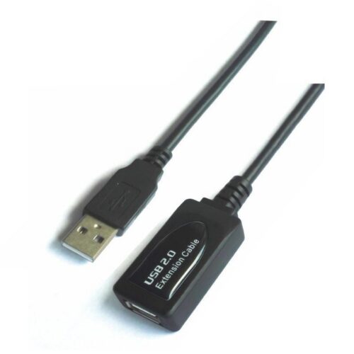 art_ais-cab20a101-0019_1-2 Cable Alargador USB 2.0 Aisens A101-0019/ USB Macho - USB Hembra/ Hasta 2.5W/ 60Mbps/ 10m/ Negro