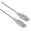 art_ais-cab20a101-0021_1-2 Cable USB 2.0 Aisens A101-0021/ USB Macho - USB Macho/ Hasta 2.5W/ 60Mbps/ 1m/ Beige