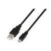 art_ais-cab20a101-0028_1-2 Cable USB 2.0 Aisens A101-0028/ USB Macho - MicroUSB Macho/ Hasta 2.5W/ 60Mbps/ 1.8m/ Negro