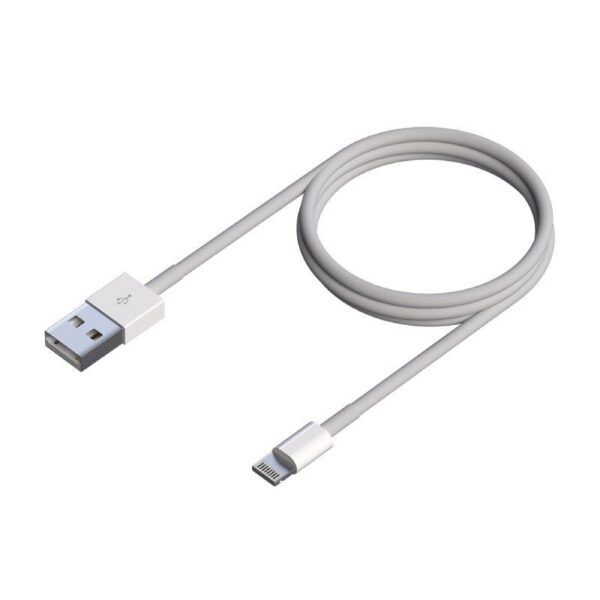 art_ais-cab20a102-0542_1-2 Cable USB 2.0 Lightning Aisens A102-0542/ USB Macho - Lightning Macho/ Hasta 2.5W/ 60Mbps/ 50cm/ Blanco