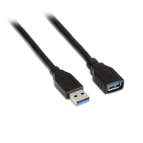 art_ais-cab20a105-0041_1-2 Cable Alargador USB 3.0 Aisens A105-0041/ USB Macho - USB Hembra/ Hasta 9W/ 625Mbps/ 1m/ Negro
