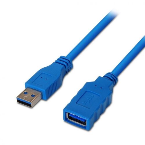 art_ais-cab20a105-0045_1-2 Cable Alargador USB 3.0 Aisens A105-0045/ USB Macho - USB Hembra/ Hasta 9W/ 625Mbps/ 1m / Azul