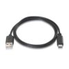 art_ais-cab20a107-0052_2 Cable USB 2.0 Tipo-C Aisens A107-0052/ USB Tipo-C Macho - USB Macho/ Hasta 9W/ 625Mbps/ 2m/ Negro