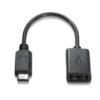art_ais-cab20a107-0059_2 Cable USB 2.0 Aisens A107-0059/ USB Tipo-C Macho - USB Hembra/ Hasta 9W/ 625Mbps/ 15cm/ Negro