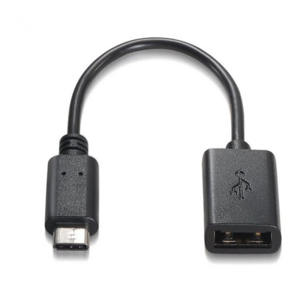 art_ais-cab20a107-0059_2 Cable USB 2.0 Aisens A107-0059/ USB Tipo-C Macho - USB Hembra/ Hasta 9W/ 625Mbps/ 15cm/ Negro