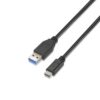 art_ais-cab20a107-0060_1-2 Cable USB 3.1 Tipo-C Aisens A107-0060/ USB Tipo-C Macho - USB Macho/ Hasta 27W/ 625Mbps/ 1m/ Negro