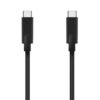 art_ais-cab20a107-0706_1-2 Cable USB 3.2 Tipo-C Aisens A107-0706 5GBPS 3A 60W/ USB Tipo-C Macho - USB Tipo-C Macho/ Hasta 60W/ 625Mbps/ 4m/ Negro