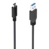 art_ais-cab20a107-0860_1-2 Cable USB 3.1 Tipo-C Aisens A107-0860/ USB Tipo-C Macho - USB Macho/ 10Gbps/ 2m/ Negro