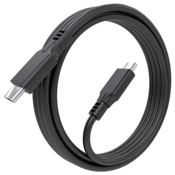 art_ais-cab20a107-0874_2 Cable USB 3.2 Tipo-C Aisens A107-0874 20GBPS 5A 100W/ USB Tipo-C Macho - USB Tipo-C Macho/ Hasta 100W/ 2m/ Gris