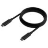 art_ais-cab20a107-0875_2 Cable USB 3.2 Tipo-C Aisens A107-0875/ USB Tipo-C Macho - USB Tipo-C Macho/ Hasta 100W/ 20Gbps/ 3m/ Gris