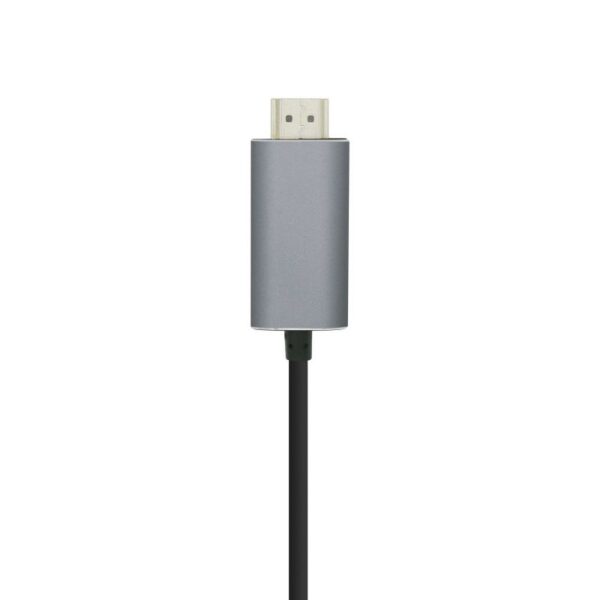 art_ais-cab20a109-0392_2 Cable Conversor Aisens A109-0392/ USB Tipo-C Macho - HDMI Macho/ Hasta 27W/ 1250Mbps/ 80cm/ Negro
