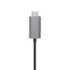art_ais-cab20a109-0393_2 Cable Conversor Aisens A109-0393/ USB Tipo-C Macho - HDMI Macho/ Hasta 27W/ 1250Mbps/ 1.8m/ Negro