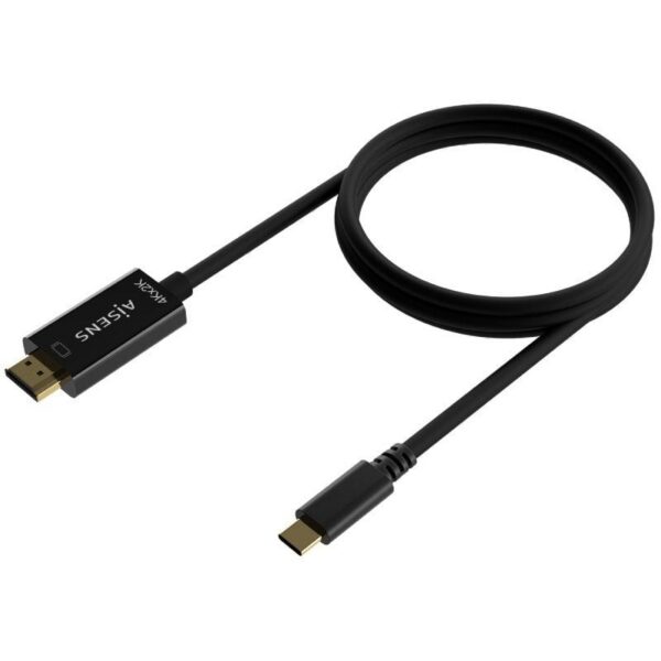 art_ais-cab20a109-0623_2 Cable Conversor HDMI 4K Aisens A109-0623/ USB Tipo-C Macho - HDMI Macho/ Hasta 27W/ 1250Mbps/ 80cm/ Negro