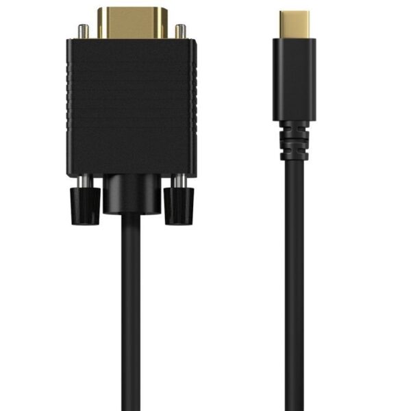 art_ais-cab20a109-0693_2 Cable Conversor Aisens A109-0693/ USB Tipo-C Macho - VGA Macho/ Hasta 27W/ 1250Mbps/ 1.8m/ Negro
