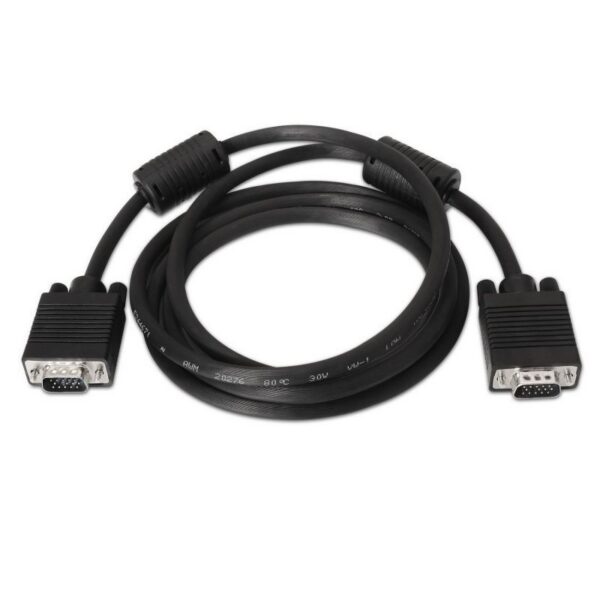 art_ais-cab20a113-0072_2 Cable SVGA Aisens A113-0072/ VGA Macho - VGA Macho/ Hasta 3W/ 10Mbps/ 3m/ Negro