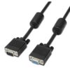 art_ais-cab20a113-0078_1-2 Cable Alargador SVGA Aisens A113-0078/ VGA Macho - VGA Hembra/ Hasta 3W/ 10Mbps/ 1.8m/ Negro