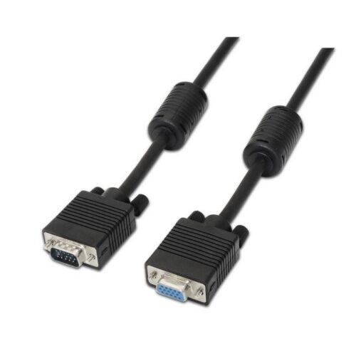 art_ais-cab20a113-0079_1-2 Cable SVGA Aisens A113-0079/ VGA Macho - VGA Hembra/ Hasta 3W/ 10Mbps/ 3m/ Negro