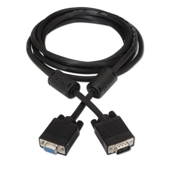 art_ais-cab20a113-0079_2 Cable SVGA Aisens A113-0079/ VGA Macho - VGA Hembra/ Hasta 3W/ 10Mbps/ 3m/ Negro