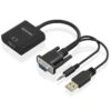 art_ais-cab20a115-0872_1-2 Cable Conversor Aisens A115-0872 SVGA Macho - USB Macho/ Jack Macho - HDMI Hembra/ 20cm/ Negro