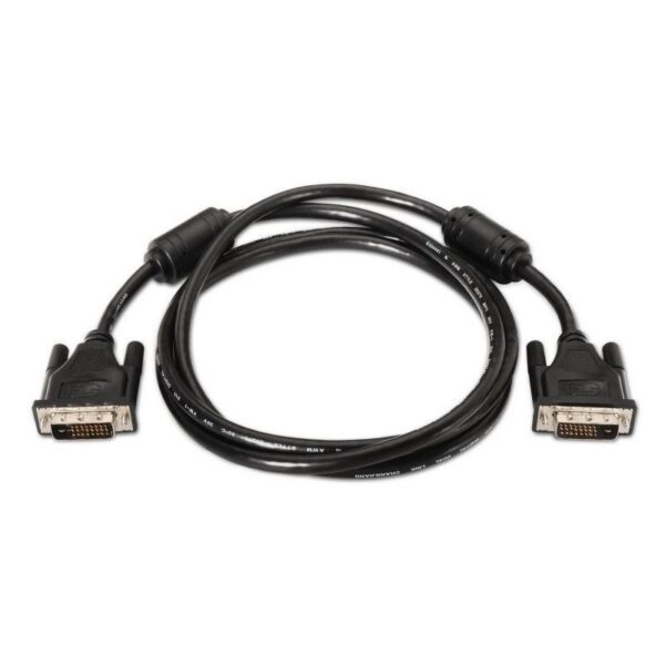 art_ais-cab20a117-0089_2 Cable DVI Aisens A117-0089/ DVI-D Macho - DVI-D Macho/ Hasta 3W/ 10Mbps/ 1.8m/ Negro