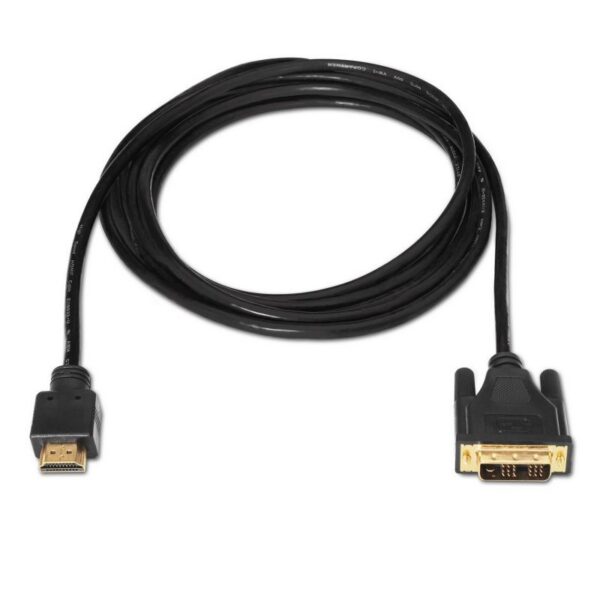 art_ais-cab20a117-0090_2 Cable HDMI Aisens A117-0090/ DVI Macho - HDMI Macho/ Hasta 10W/ 720Mbps/ 1.8m/ Negro