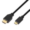 art_ais-cab20a119-0114_1-2 Cable HDMI Aisens A119-0114/ HDMI Macho - Mini HDMI Macho/ Hasta 10W/ 720Mbps/ 1.8m/ Negro