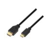 art_ais-cab20a119-0115_1-2 Cable HDMI Aisens A119-0115/ HDMI Macho - Mini HDMI Macho/ Hasta 10W/ 720Mbps/ 3m/ Negro