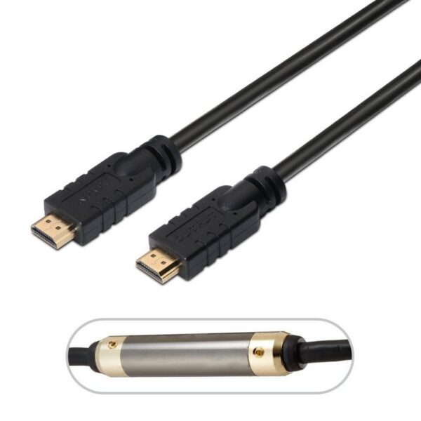 art_ais-cab20a120-0375_2 Cable HDMI 2.0 4K Aisens A120-0375/ HDMI Macho - HDMI Macho/ Hasta 10W/ 2250Mbps/ 25m/ Negro