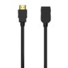art_ais-cab20a120-0547_1-2 Cable Alargador HDMI Aisens A120-0547/ HDMI Macho - HDMI Hembra/ Hasta 10W/ 2250Mbps/ 5m/ Negro
