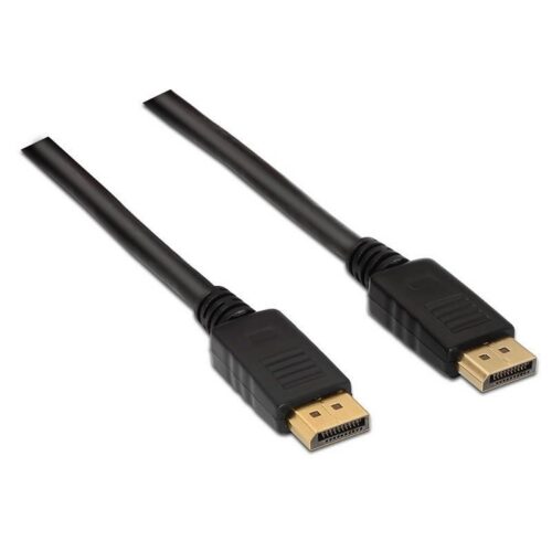 art_ais-cab20a124-0129_1-2 Cable DisplayPort 1.2 4K Aisens A124-0129/ DisplayPort Macho - DisplayPort Macho/ Hasta 5W/ 2300Mbps/ 2m/ Negro