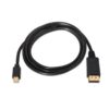 art_ais-cab20a124-0132_2 Cable Conversor Aisens A124-0132/ DisplayPort Macho - Mini DisplayPort Macho/ Hasta 5W/ 2300Mbps/ 3m/ Negro