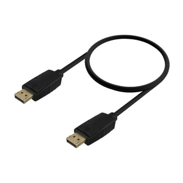 art_ais-cab20a124-0742_2 Cable DisplayPort 1.2 CCS 4K Aisens A124-0742/ DisplayPort Macho - DisplayPort Macho/ Hasta 5W/ 2300Mbps/ 5m/ Negro