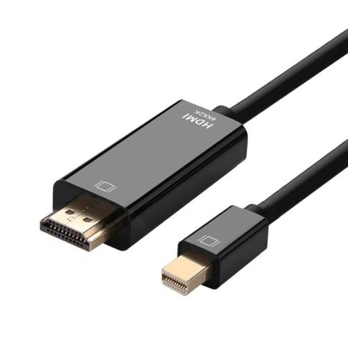 art_ais-cab20a125-0361_1-2 Cable Conversor Aisens A125-0361/ Mini DisplayPort Macho - HDMI Macho/ Hasta 5W/ 2300Mbps/ 2m/ Negro