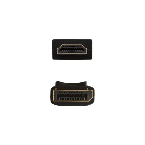 art_ais-cab20a125-0364_2 Cable Conversor Aisens A125-0364/ DisplayPort Macho - HDMI Macho/ Hasta 5W/ 2300Mbps/ 2m/ Negro