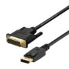 art_ais-cab20a125-0366_1-2 Cable Conversor Aisens A125-0366/ DisplayPort Macho - DVI Macho/ Hasta 5W/ 2300Mbps/ 2m/ Negro