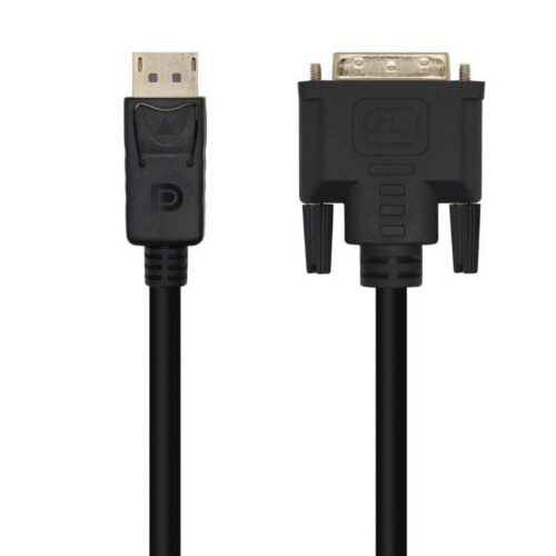 art_ais-cab20a125-0463_1-2 Cable Conversor Aisens A125-0463/ DisplayPort Macho - DVI Macho/ Hasta 5W/ 2300Mbps/ 3m/ Negro