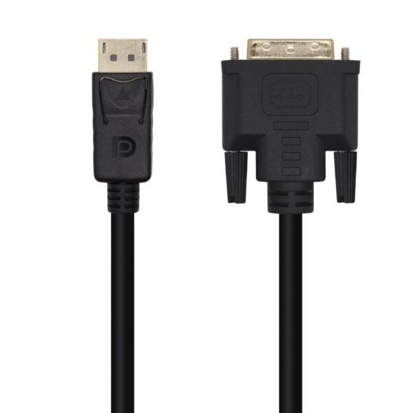 art_ais-cab20a125-0463_1-2 Cable Conversor Aisens A125-0463/ DisplayPort Macho - DVI Macho/ Hasta 5W/ 2300Mbps/ 3m/ Negro