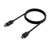 art_ais-cab20a125-0551_2 Cable Conversor Aisens A125-0551/ DisplayPort Macho - HDMI Macho/ Hasta 5W/ 2300Mbps/ 1.5m/ Negro