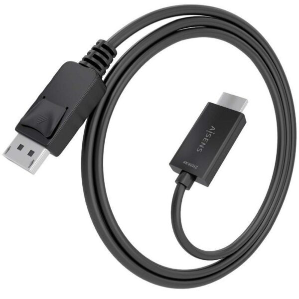 art_ais-cab20a125-0893_2 Cable Conversor Aisens A125-0893/ DisplayPort Macho - HDMI 4K Macho/ 1.5m/ Negro