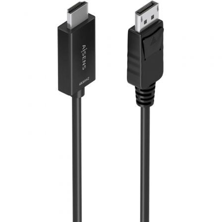 art_ais-cab20a125-0894_1-1 Cable Conversor Aisens A125-0894/ DisplayPort Macho - HDMI 4K Macho/ 2m/ Negro