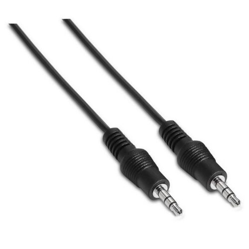 art_ais-cab20a128-0141_1-2 Cable Estéreo Aisens A128-0141/ Jack 3.5 Macho - Jack 3.5 Macho/ Hasta 0.1W/ 30cm/ Negro