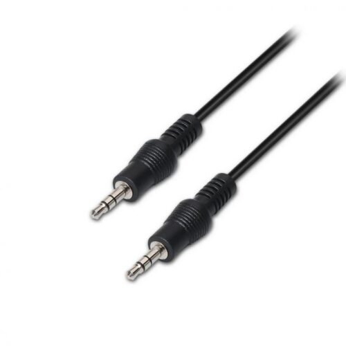 art_ais-cab20a128-0143_1-2 Cable Estéreo Aisens A128-0143/ Jack 3.5 Macho - Jack 3.5 Macho/ Hasta 0.1W/ 3m/ Negro