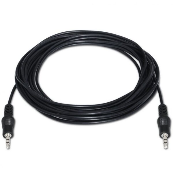 art_ais-cab20a128-0143_2 Cable Estéreo Aisens A128-0143/ Jack 3.5 Macho - Jack 3.5 Macho/ Hasta 0.1W/ 3m/ Negro